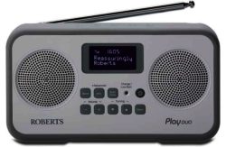 Roberts Radio Play Duo Digital Radio - Grey